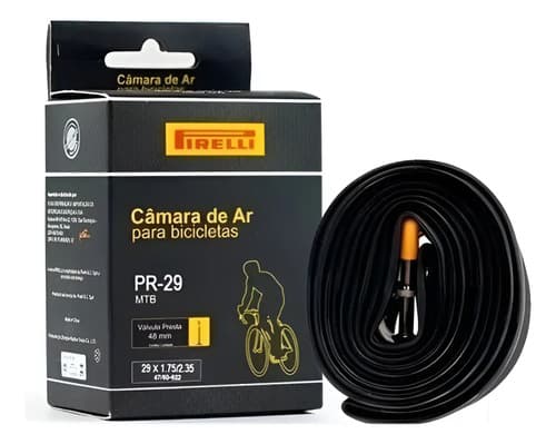 Camara Ar Pirelli Mtb Aro 29x1.75/2.35 Válvula Presta 48mm Presta