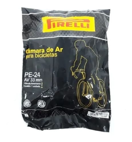 Camara Ar Cadeira De Roda  Aro 24 Bico Grosso 33mm - Pirelli Schrader