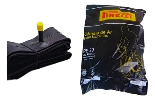 Camara Ar Pirelli Mtb Aro 29x1.75/2.35 Bico Grosso 48mm Schrader