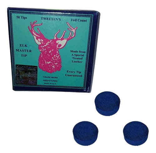 3 Solas De Couro Master Azul Original Para Taco De Sinuca Azul