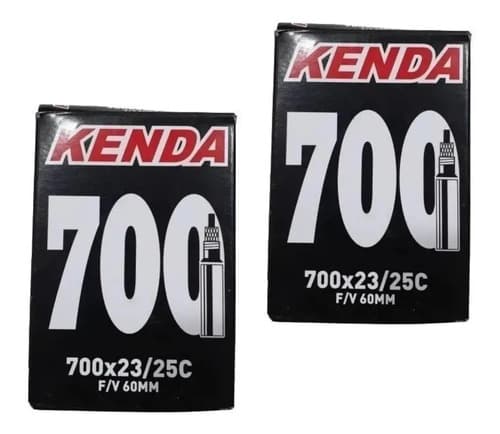 2 Câmara De Ar Speed Aro 700x23/25c Kenda Presta 60mm Presta