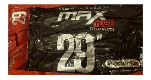 Câmara De Ar Max Tube Para Bicicleta Aro 29 Bico Fino 48mm Presta