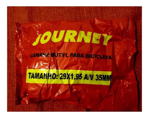 Câmara De Ar Bicicleta Aro 29 Bico Grosso 35mm Journey Schrader