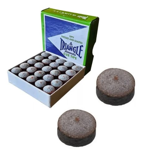 2 Sola Triângle Original 11mm Taco De Sinuca Bilhar Snooker Marrom